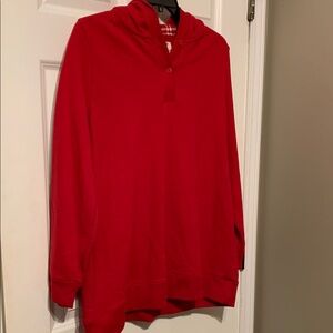 Lands' End Vibrant Red Serious Sweats 1X Never Worn